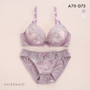 ピュアシェリ ブラジャー ショーツ セット 幾何学チュール PURECHERIE