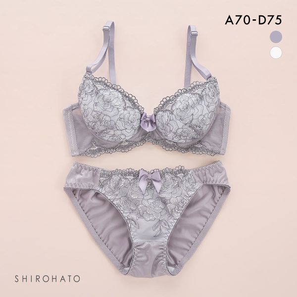 ピュアシェリ ラメローズレース ブラセット ABCD ブラジャー ショーツ セット PURECHERIE