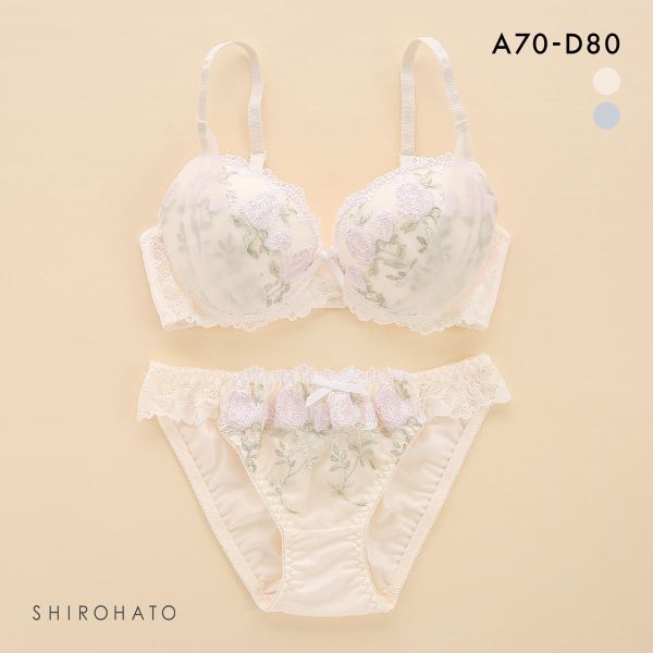ルルモアナ アンティークチューリップ ブラセット ABCD ブラジャー ショーツ セット LULUMOANA