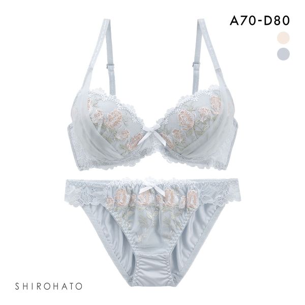 ルルモアナ アンティークチューリップ ブラセット ABCD ブラジャー ショーツ セット LULUMOANA