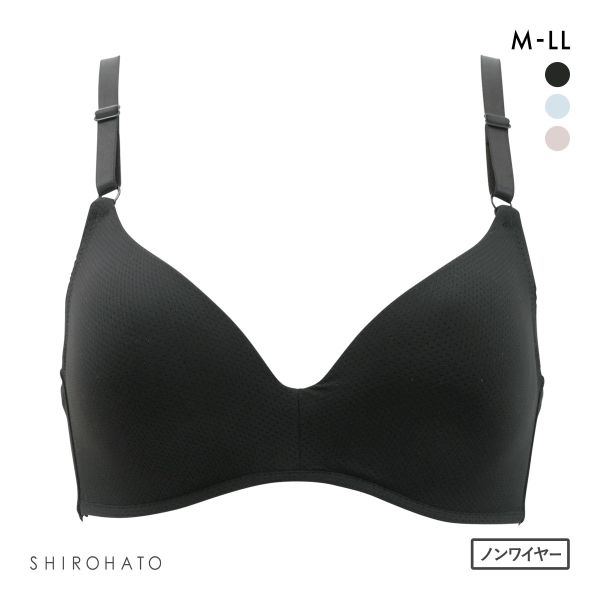 楽して美胸ができるブラ メッシュ高通気 ノンワイヤーブラジャー M L LL 涼しい 通気性 むれにくい ソフトタッチ