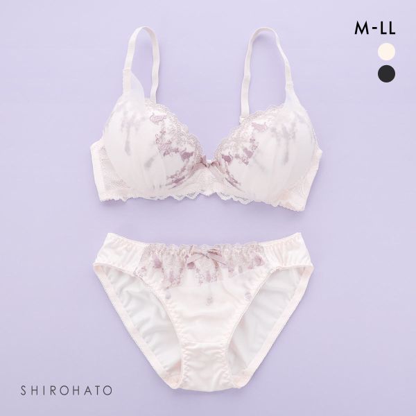 ピュアシェリ ネコ柄チュール ノンワイヤー ブラセット M L LL ブラジャー ショーツ セット ワイヤレス 大きいサイズ PURECHERIE ピュアシェリ ネコ柄チュール ノンワイヤー ブラセット M L LL ブラジャー ショーツ セット ワイヤレス 大きいサイズ PURECHERIE