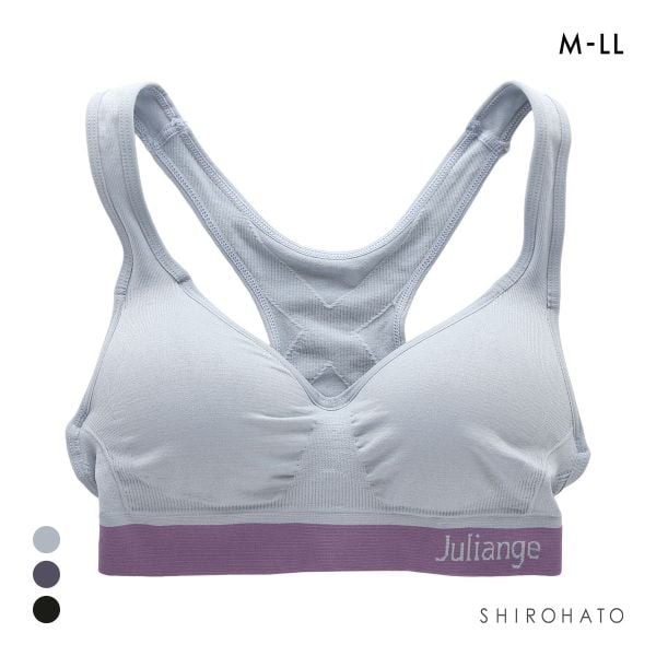 成型丸編み ノンワイヤーブラジャー M L LL スポーツブラ おやすみブラ ナイトブラ リラックス チル 部屋着 普段着 部活