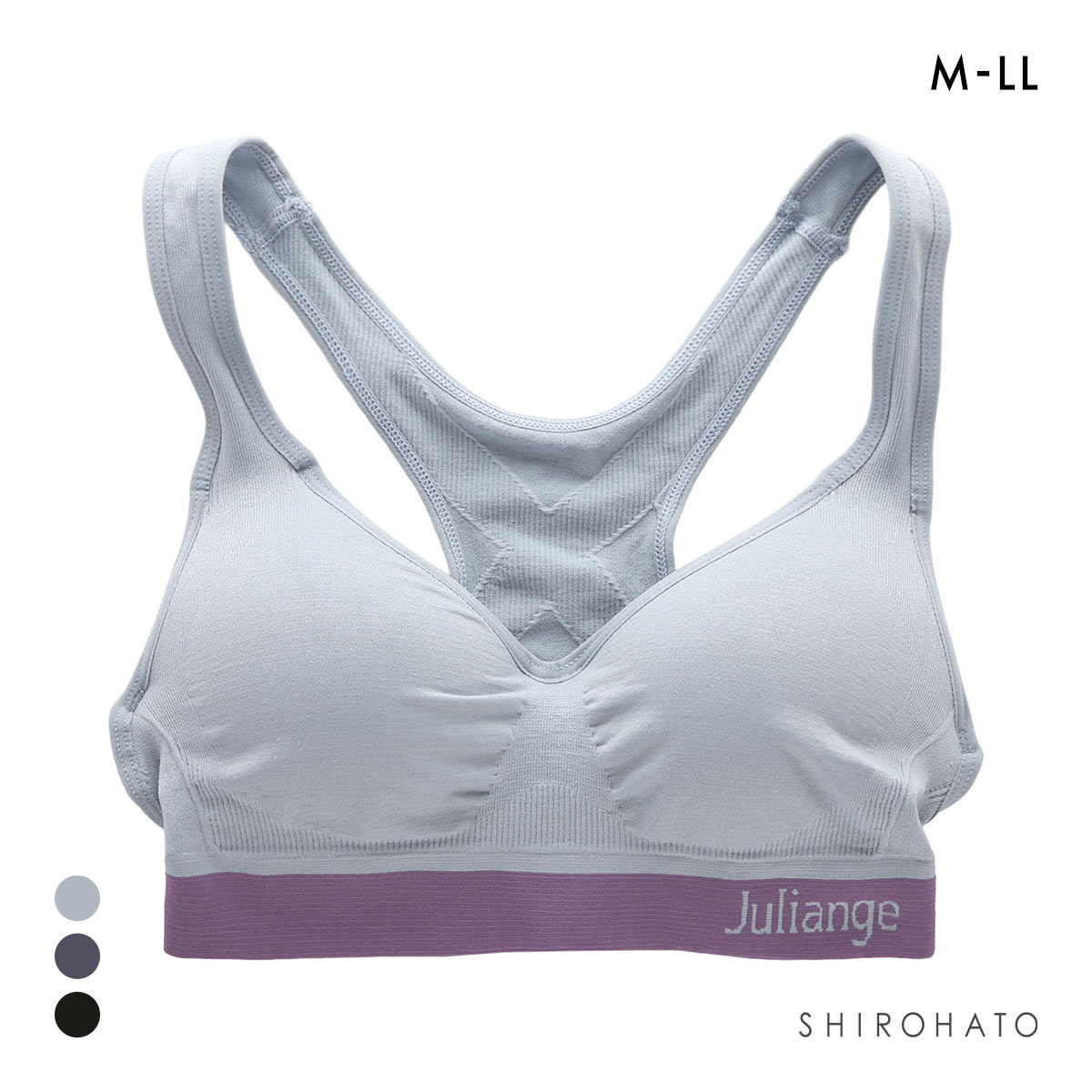 成型丸編み ノンワイヤーブラジャー M L LL スポーツブラ おやすみブラ ナイトブラ リラックス チル 部屋着 普段着 部活