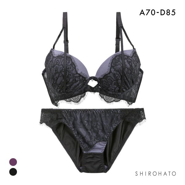 エクラ 脇高 アイラッシュ×センシュアルホール ブラセット ABCD ブラジャー ショーツ セット 脇肉 谷間 脇寄せ ECLAT