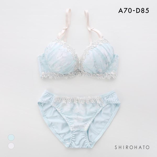 ピュアシェリ ミスティックボタニカル ブラセット ABCD ブラジャー ショーツ セット 大きいサイズ 盛り 谷間 L字 脇寄せ PURECHERIE