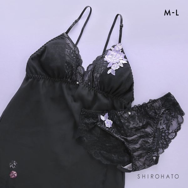 ピュアシェリ ローズケミカル キャミソール＆ショーツ セットアップ M L ベビードール スリップ 勝負下着 セット PURECHERIE
