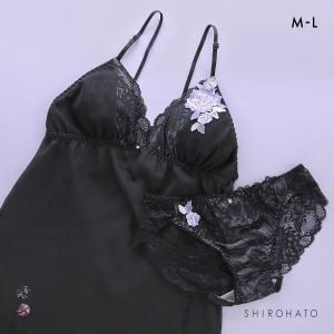 ピュアシェリ ローズケミカル キャミソール＆ショーツ セットアップ M L ベビードール スリップ 勝負下着 セット PURECHERIE