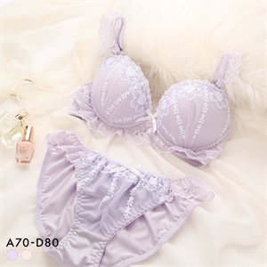 ピュアシェリ ロマンティックローズ ブラセット ABCD 谷間 盛り 脇寄せ ブラジャー ショーツ セット PURECHERIE
