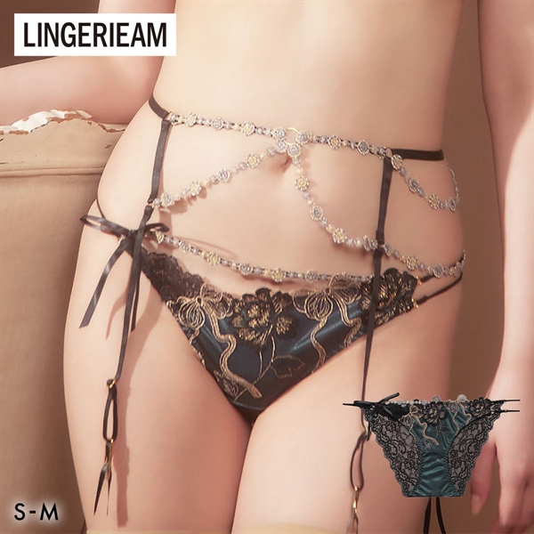 LINGERIEAM ラピダリー ショーツ ノーマルショーツ SM バックレース 透け RAVIJOUR ラヴィジュール
