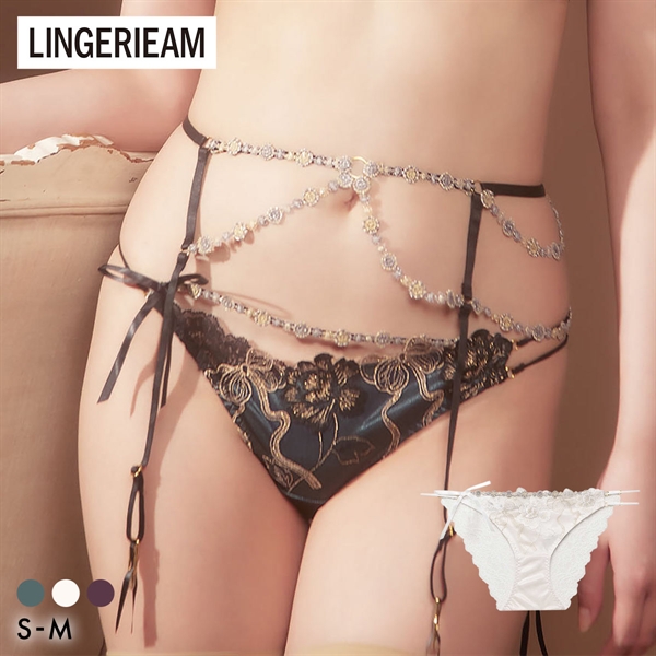 LINGERIEAM ラピダリー ショーツ ノーマルショーツ SM バックレース 透け RAVIJOUR ラヴィジュール
