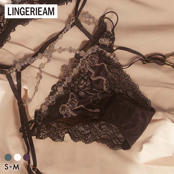 LINGERIEAM ラピダリー ショーツ ノーマルショーツ SM バックレース 透け RAVIJOUR ラヴィジュール