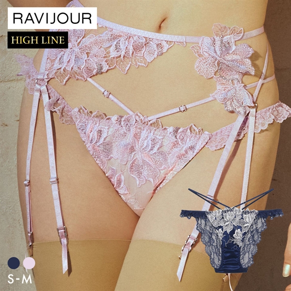 ラヴィジュール ルシエル ストレッチレース ノーマルショーツ SM セクシー バックレース 透け ハイライン HIGHLINE by RAVIJOUR