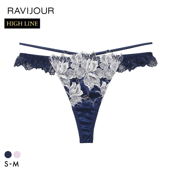 ラヴィジュール ルシエル ストレッチレース Tバックショーツ SM セクシー バックレース 透け ハイライン HIGHLINE by RAVIJOUR
