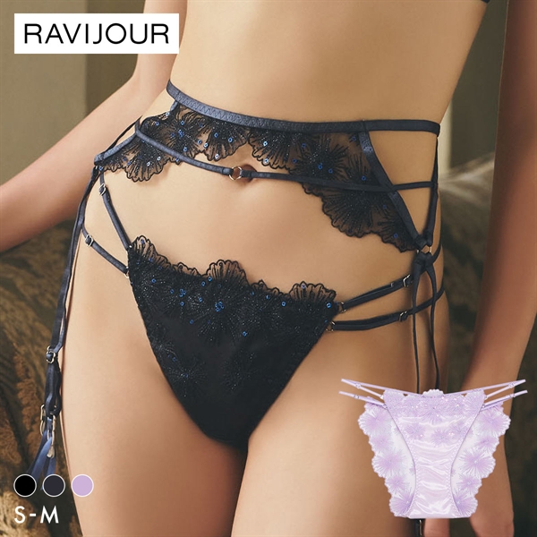 ラヴィジュール セレスティア エンブロイダリーレース ノーマルショーツ SM セクシー 総レース バックレース RAVIJOUR