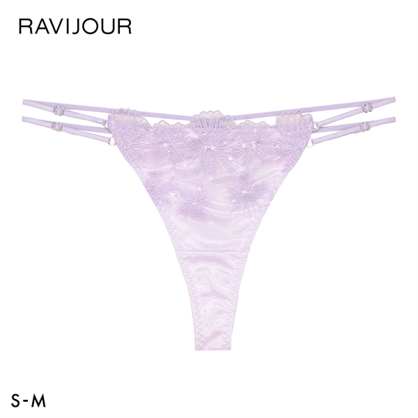ラヴィジュール セレスティア エンブロイダリーレース Tバックショーツ SM 総レース ソング タンガ セクシー バックレース RAVIJOUR