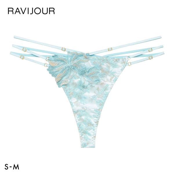 ラヴィジュール ソワリス ストレッチレース Tバックショーツ SM セクシー バックレース 透け 総レース ソング タンガ RAVIJOUR