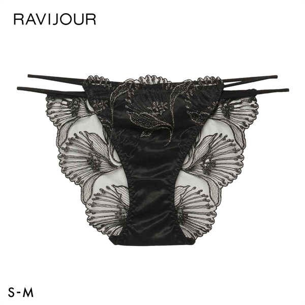 ラヴィジュール アリア エンブロイダリーレース ノーマルショーツ SM セクシー 総レース バックレース 下着 RAVIJOUR