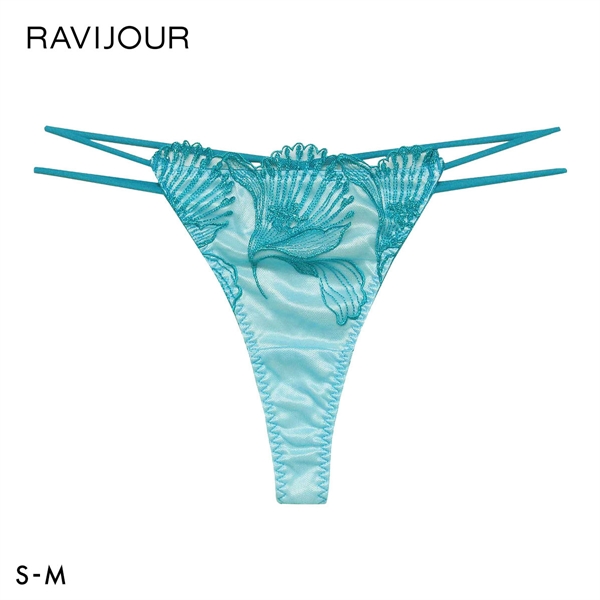 ラヴィジュール アリア エンブロイダリーレース Tバックショーツ SM 総レース ソング タンガ セクシー バックレース 下着 RAVIJOUR