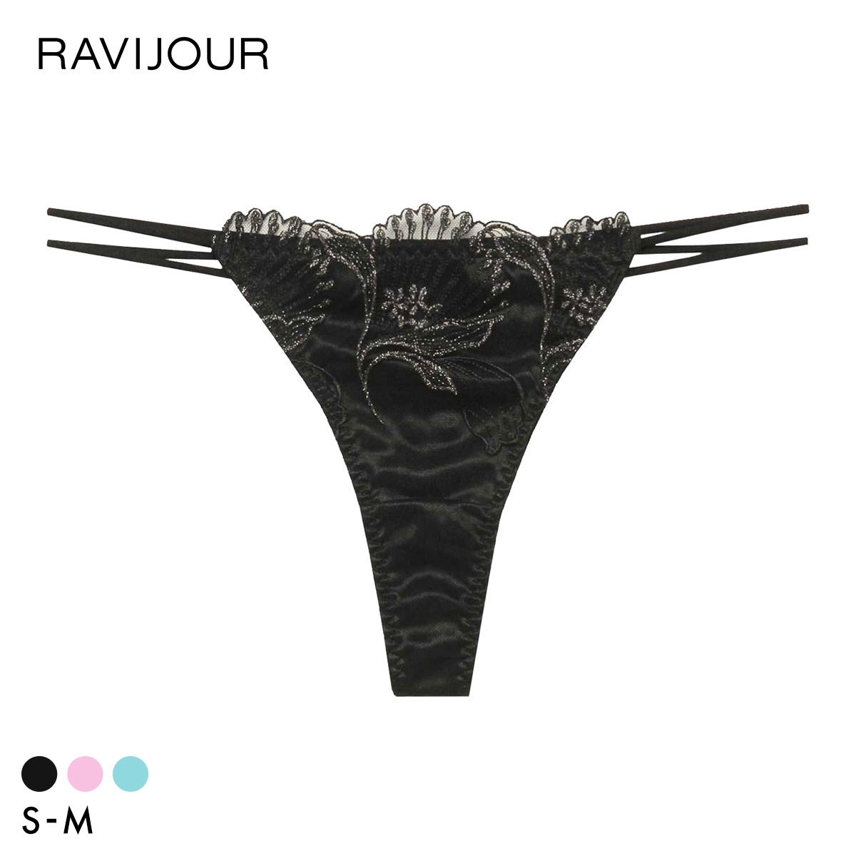 ラヴィジュール アリア ストレッチレース Tバックショーツ SM 総レース ソング タンガ セクシー バックレース 下着 RAVIJOUR