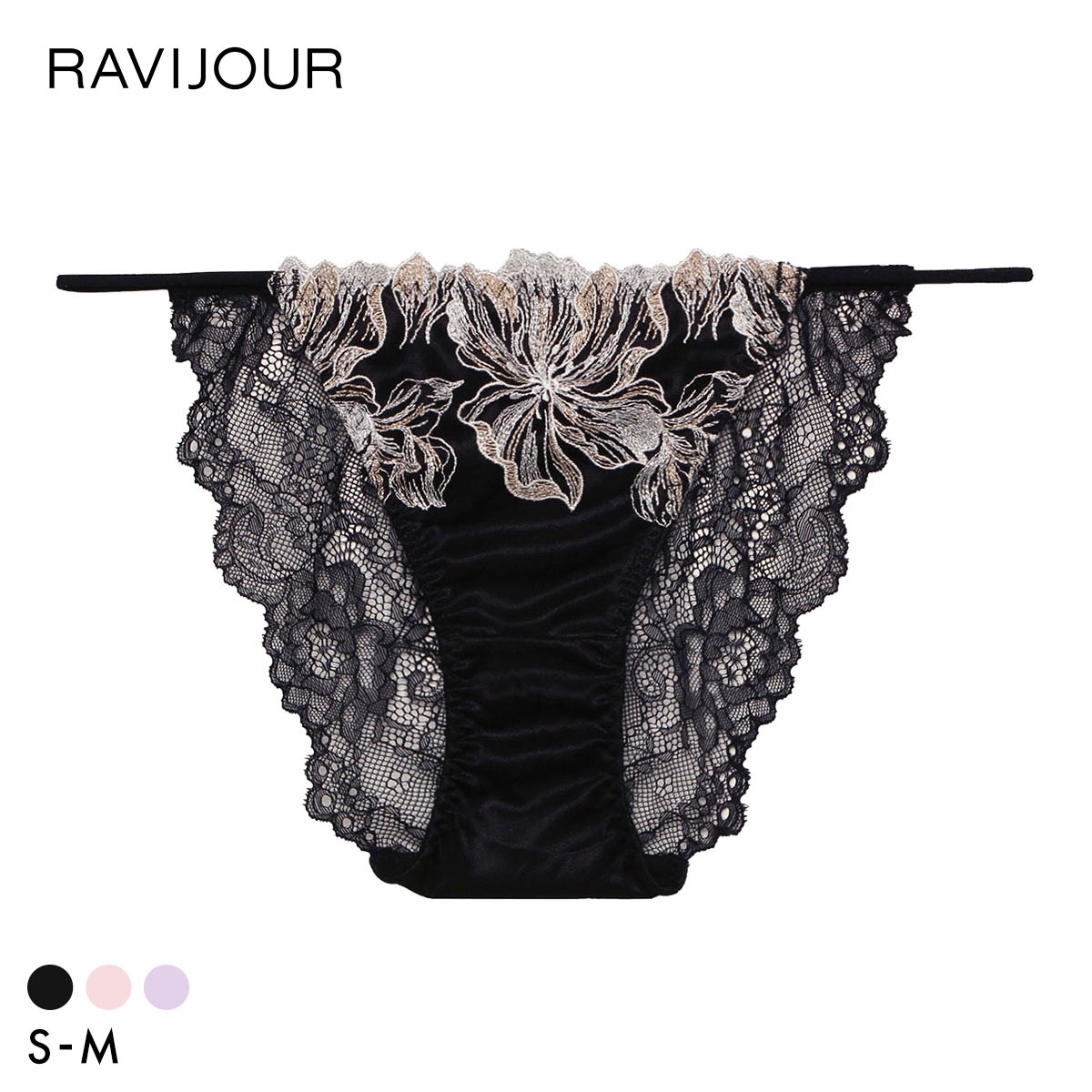 ラヴィジュール ミレイユ ストレッチレース ノーマルショーツ SM セクシー 総レース バックレース 下着 RAVIJOUR
