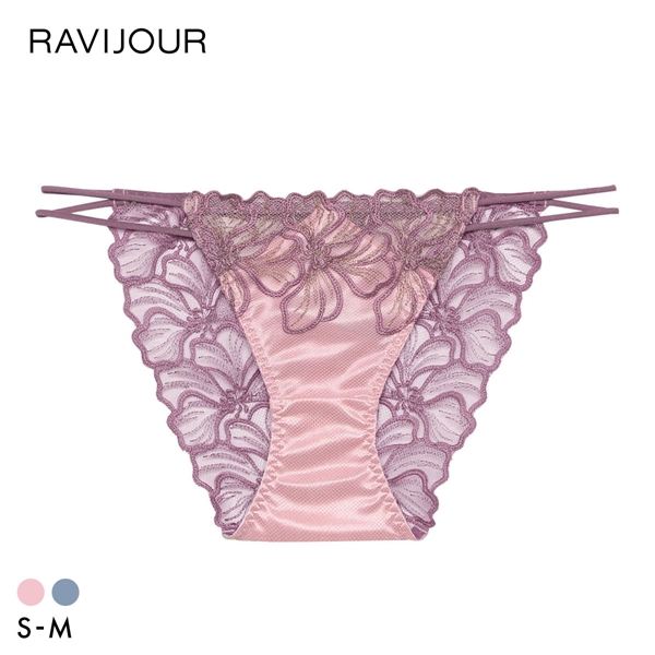 ラヴィジュール フィオラル エンブロイダリーレース ノーマルショーツ SM セクシー 総レース バックレース 下着 RAVIJOUR