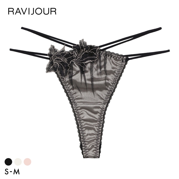 ラヴィジュール ヴィオラ ストレッチレース Tバックショーツ SM 総レース ソング タンガ セクシー バックレース 下着 RAVIJOUR