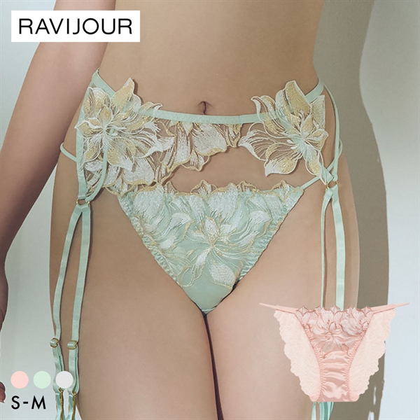 ラヴィジュール ラヴェリス ストレッチレース ノーマルショーツ SM セクシー 総レース バックレース 下着 RAVIJOUR