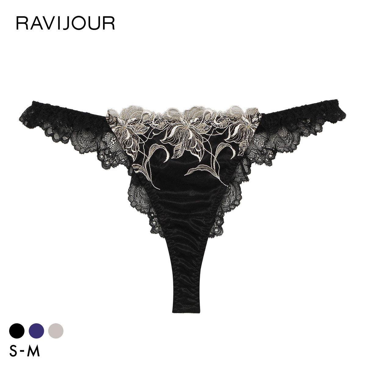 ラヴィジュール シエナ ストレッチレース Tバックショーツ SM 総レース ソング タンガ セクシー バックレース 下着 RAVIJOUR