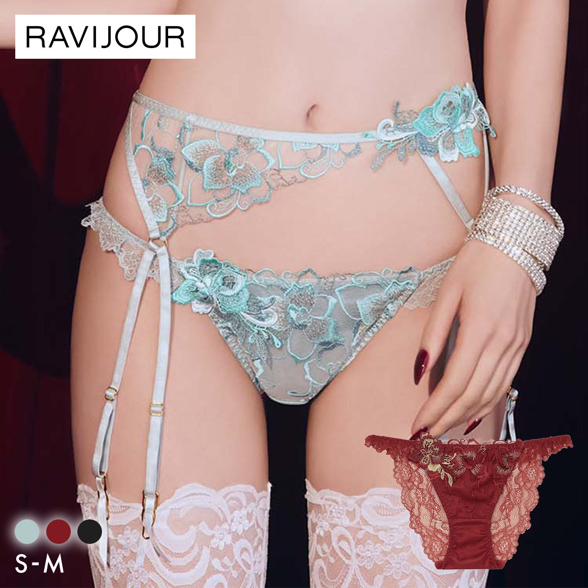 ラヴィジュール ノウェリカ ストレッチレース ノーマルショーツ SM セクシー 総レース バックレース 下着 RAVIJOUR