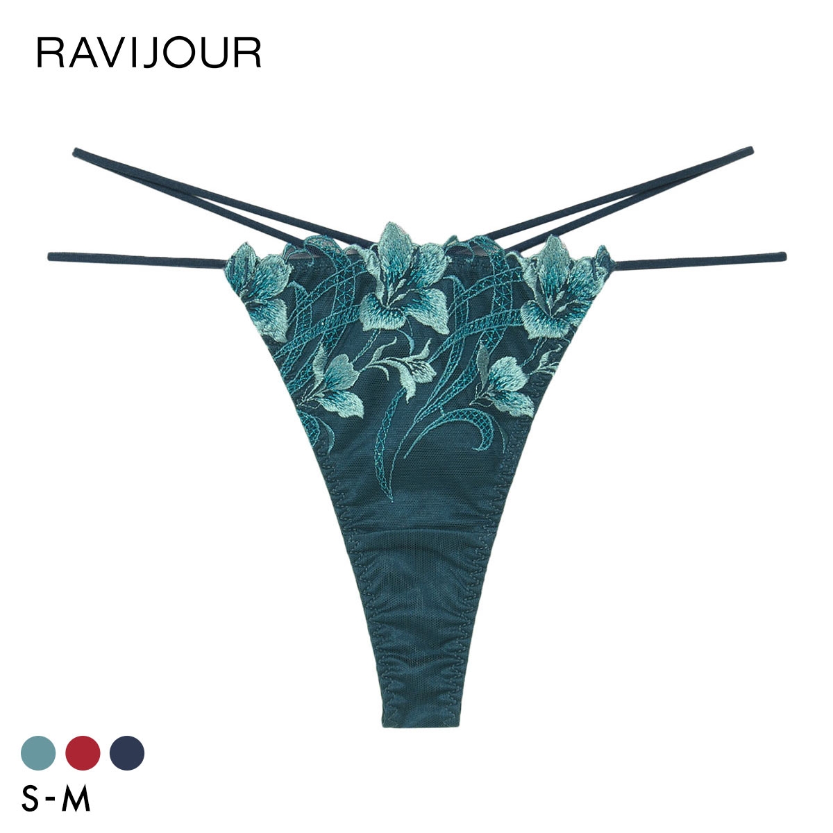 ラヴィジュール エポナ ストレッチレース Tバックショーツ SM 総レース ソング タンガ セクシー バックレース 下着 RAVIJOUR