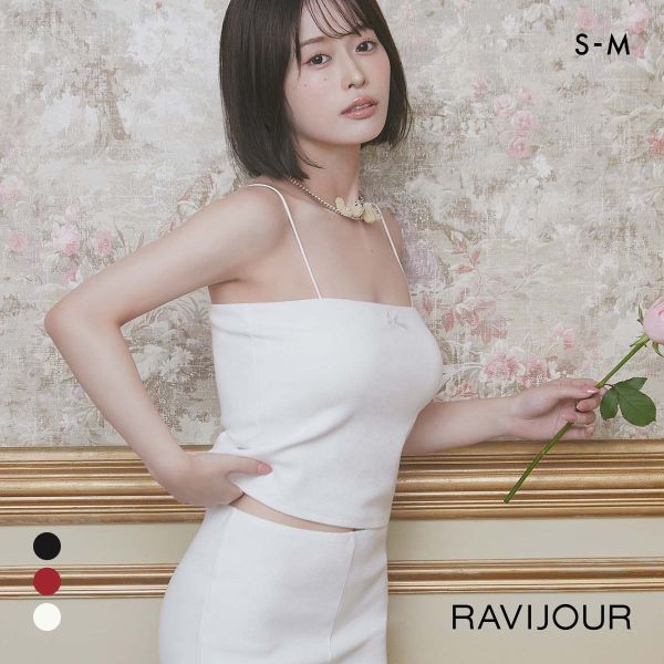 ラヴィジュール MINAMOｺﾗﾎﾞ Coeur Cache set up セットアップ RAVIJOUR ルームウェア パジャマ ナイトウェア