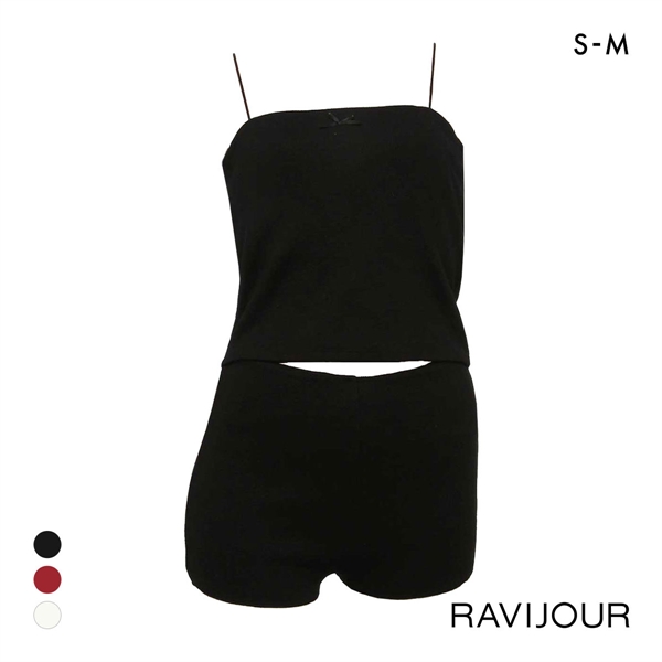 ラヴィジュール MINAMOｺﾗﾎﾞ Coeur Cache set up セットアップ RAVIJOUR ルームウェア パジャマ ナイトウェア