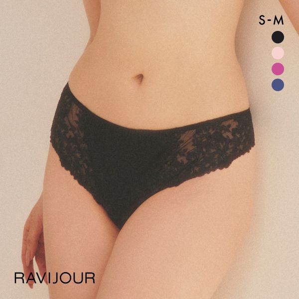 ラヴィジュール RAVIJOUR ビタークロス サイドレース スタンダード ショーツ 総レース