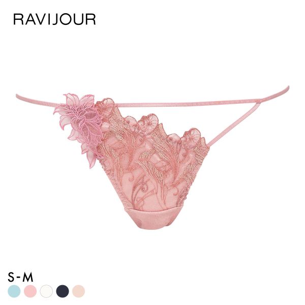 ラヴィジュール RAVIJOUR フローティングマーメイド エンブレース ショーツ SM バックレース 総レース 透け バックオープン