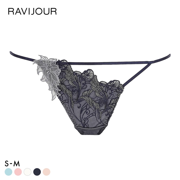 ラヴィジュール RAVIJOUR フローティングマーメイド エンブレース ショーツ SM バックレース 総レース 透け バックオープン