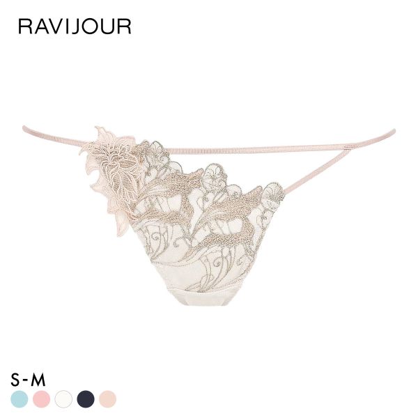 ラヴィジュール RAVIJOUR フローティングマーメイド エンブレース ショーツ SM バックレース 総レース 透け バックオープン