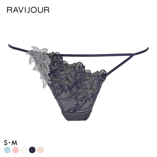ラヴィジュール RAVIJOUR フローティングマーメイド エンブレース Tバック ショーツ SM バックレース 総レース 透け バックオープン