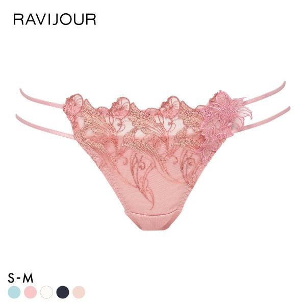 ラヴィジュール RAVIJOUR フローティングマーメイド ストレッチレース ショーツ SM バックレース 透け 総レース