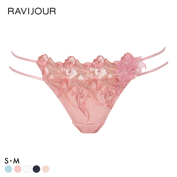 ラヴィジュール RAVIJOUR フローティングマーメイド ストレッチレース ショーツ SM バックレース 透け 総レース
