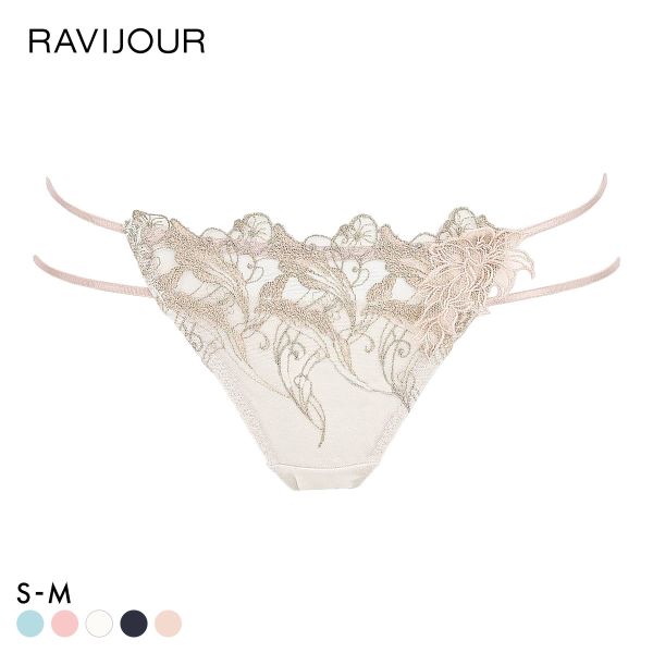 ラヴィジュール RAVIJOUR フローティングマーメイド ストレッチレース ショーツ SM バックレース 透け 総レース