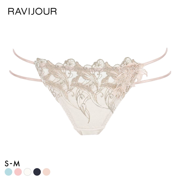 ラヴィジュール RAVIJOUR フローティングマーメイド ストレッチレース ショーツ SM バックレース 透け 総レース