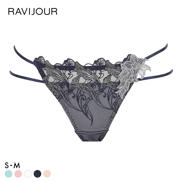 ラヴィジュール RAVIJOUR フローティングマーメイド ストレッチレース ショーツ SM バックレース 透け 総レース