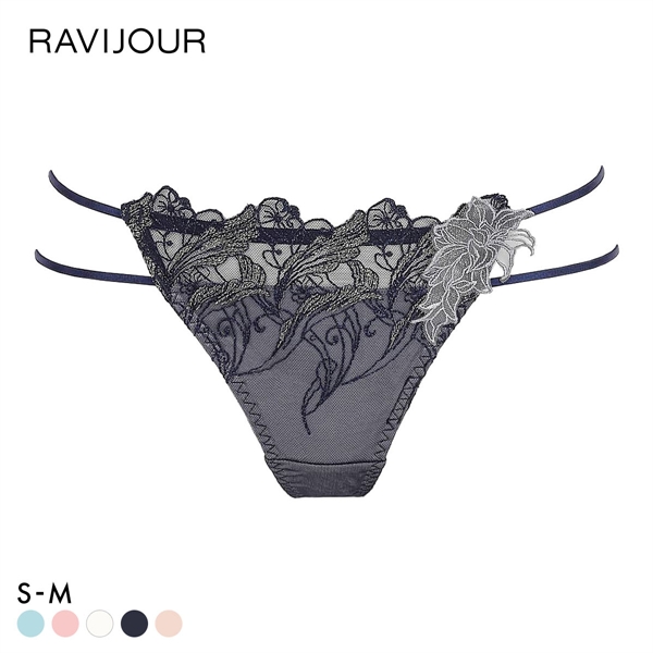 ラヴィジュール RAVIJOUR フローティングマーメイド ストレッチレース Tバック ショーツ SM バックレース 透け 総レース