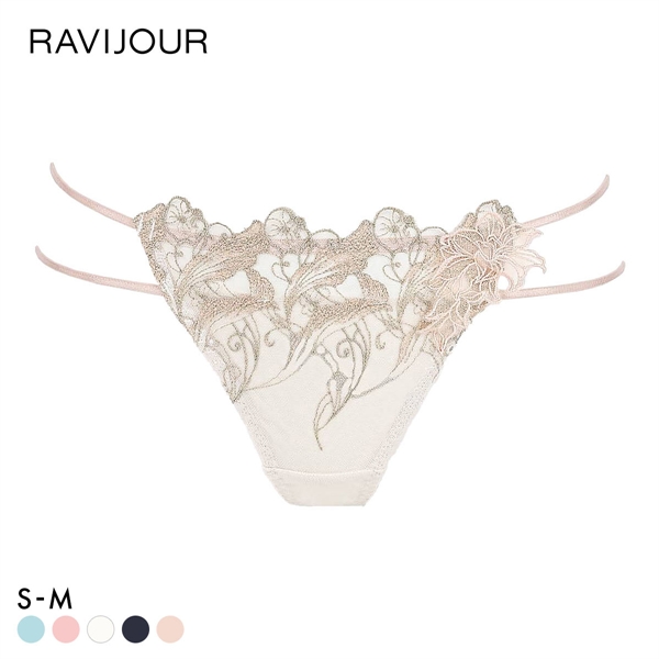 ラヴィジュール RAVIJOUR フローティングマーメイド ストレッチレース Tバック ショーツ SM バックレース 透け 総レース