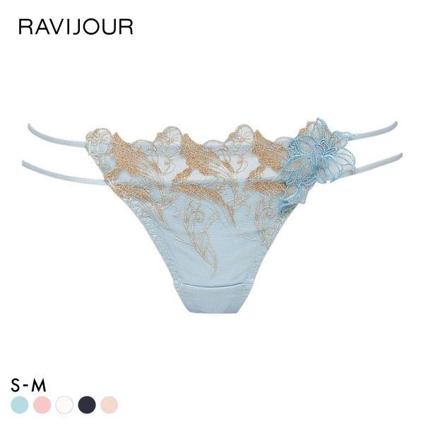 ラヴィジュール RAVIJOUR フローティングマーメイド ストレッチレース Tバック ショーツ SM バックレース 透け 総レース