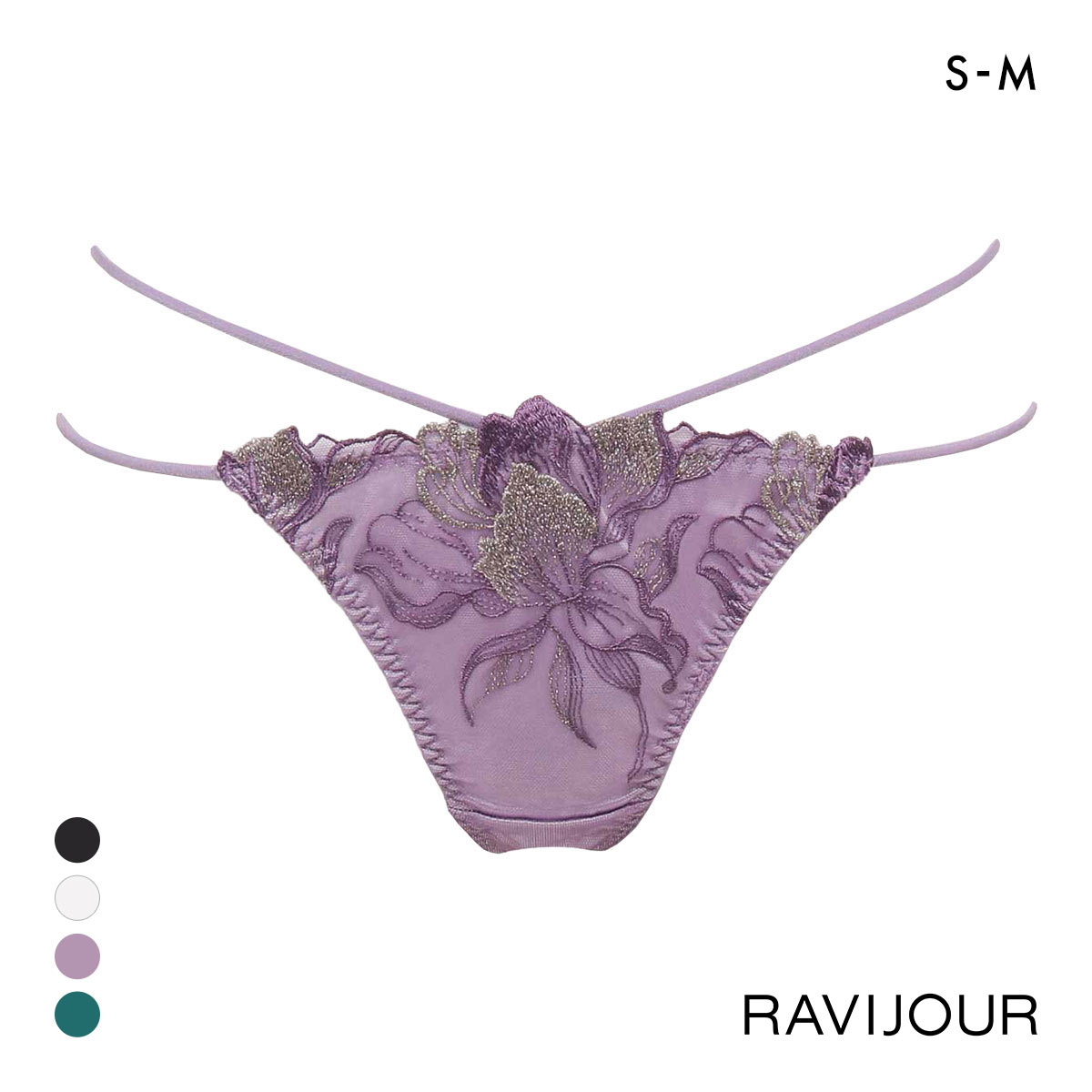 ラヴィジュール ドリーミー Tバックショーツ SM RAVIJOUR(PU-パープル-S)