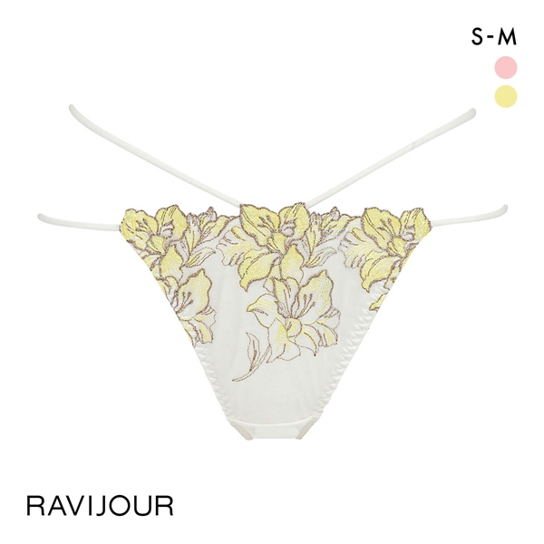 ラヴィジュール レミニセンス エンブレース Tバック SM バックレース 透け ひびきにくい RAVIJOUR