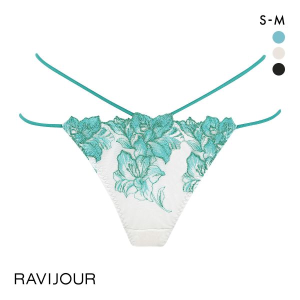 ラヴィジュール レミニセンス エンブレース Tバック SM バックレース 透け ひびきにくい RAVIJOUR