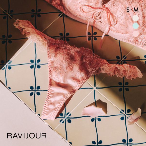 ラヴィジュール ラディアント ストレッチレース Tバック SM バックレース 総レース 透け ホール スリット RAVIJOUR
